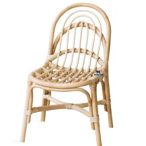 Grosir harga balita mangkuk kursi anak-anak alami kursi rotan ramah lingkungan bahan alami kursi anak bayi