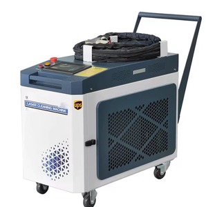 เครื่องทำความสะอาดไฟเบอร์เลเซอร์แบบพกพา กำลังไฟ 1000w 1500w 2000w 3000w สำหรับกำจัดสนิม สี และคราบน้ำมัน - Product Image 1