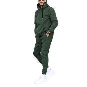 Ensemble de survêtement en molleton pour hommes Two Tune Men, vente en gros, logo personnalisé, jogging, ensemble de survêtement pour femmes, taille plus, 100% coton - Product Image 2