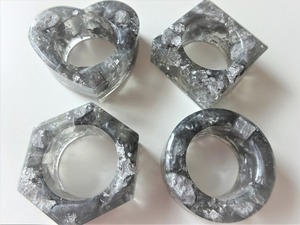 Resin <b>Napkin</b> Ring Restaurant Wedding <b>Party</b> Table Decorative Handmade Manufacturer Resin <b>Napkin</b> Rings Customized Packing - Product Image 2