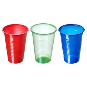 高品质优质一次性聚丙烯塑料16盎司派对杯啤酒乒乓球玻璃彩色野餐杯冷热饮用