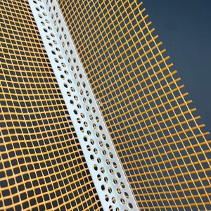 Perfil de Esquina de PVC Estándar de 2.5 Metros con Alas de Malla de 80mm x 120mm - Product Image 1