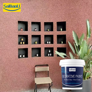 Revestimiento Decorativo de Piedra Lavada <span class=keywords><strong>para</strong></span> Paredes y Pisos Interiores, Impermeable y Fácil de Limpiar, Pintura de <span class=keywords><strong>Arena</strong></span> Coloreada - Product Image 1
