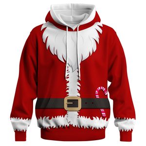 Navidad al por mayor sudaderas con capucha para hombre sublimación impresión pulóver OEM alta calidad Navidad personalizado sudaderas con capucha para hombre - Product Image 1