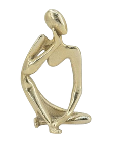 Unique Design Gold Metal Sculpture Tabletop Showpiece Contemporary Bedside Handmade Luxury Modern Home Decoration - Product Image 2