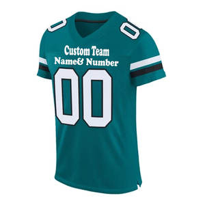 เสื้อเจอร์ซีย์อเมริกันฟุตบอลชุดเครื่องแบบนักศึกษาเสื้อฟุตบอลสีพื้น - Product Image 2