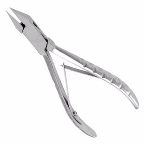 Professionnel argent acier inoxydable manucure cuticules pince anti-dérapant poignée large ouverture de la mâchoire pour les ongles des doigts de haute qualité - Product Image 4