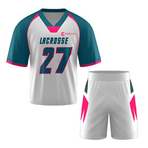 Uniforme Profesional de Lacrosse de Secado Rápido, Jersey y Pantalones Cortos Deportivos para Rendimiento en Equipos de Competición - Product Image 1