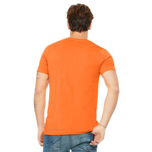 Camisetas de alta calidad 100% tela de algodón secado rápido transpirable Color sólido camiseta para hombre - Product Image 2