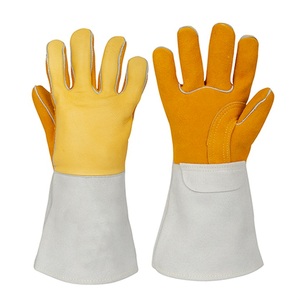 Gants de soudage en peau de vache en cuir de vache Elk Gants de soudeur Gants Tig - Product Image 1