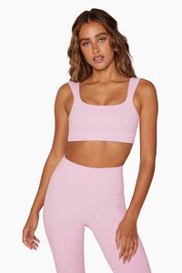 สปอร์ตบราระบายอากาศได้ดีสีพื้นสำหรับฤดูร้อนชุดเล่นโยคะฟิตเนสชุดออกกำลังกายวิ่งวิ่งเล่นฟิตเนส - Product Image 2