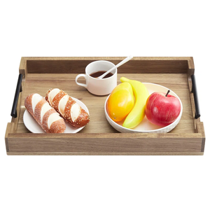 Plateau alimentaire personnalisable en bois d'acacia pour la cuisine domestique pour jus de fruits dessert directement de l'usine meilleure vente de plateau de service fait main - Product Image 6