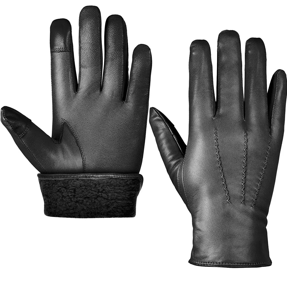 New Winter Warm atmungsaktive Leder Motorrad handschuhe Stoß feste hochwertige Handschuhe Fahrrad Motorrad Renn handschuhe