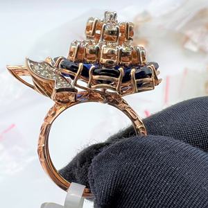 แหวนหมั้นทองคำแท้ 14K 18K ดีไซน์หรูหรา ประดับเพชรแท้ทรงบริลเลียนท์ รับรองโดยผู้เชี่ยวชาญ ความงามเหนือกาลเวลา - Product Image 2