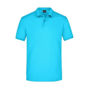 Polo en piqué élastique personnalisé pour hommes, pour merchandising promotionnel - Product Image 3