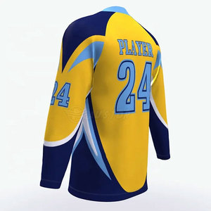 Nouveau design Maillot de hockey sur glace pour jeunes Maillot de hockey sur glace uni de style populaire de meilleure qualité - Product Image 4