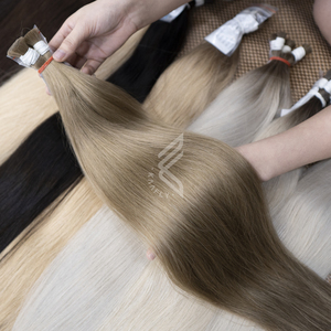 Envío Rápido, Cabello Virgen Europeo Natural de Alta Calidad, Cabello Vietnamita Natural Crudo de Lujo, Teñido, Ondulado Natural, Estilo Fumi, para Salones - Product Image 2