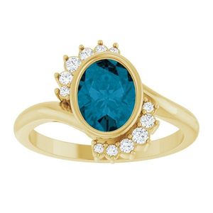 Anillo Stuller 14KY con Zirconia 72455:120P, Base de Platino Chapada en Oro y Rodio, para Compromiso o Boda - Product Image 3