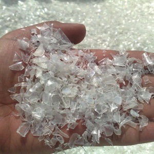 High Quality 100% Clear <b>Recycled</b> <b>Plastic</b> Scraps/Cold and Hot Washed PET Bottle Flakes - Product Image 1