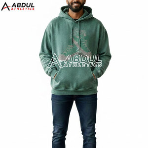 เสื้อฮู้ดผู้ชายสไตล์สตรีทแวร์ ลวดลายย้อมสีแบบ Acid Wash ประดับคริสตัล พร้อมดีไซน์ฟอกสีแบบวินเทจ - Product Image 3