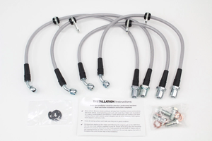 Kit de Mangueras de Freno de Acero Inoxidable de Alta Calidad, Estilo AN3 1/8 AN4 3/16 HE L, con Conector Banjo - Product Image 2