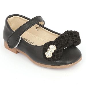รองเท้าส้นสูงสำหรับเด็กผู้หญิง (A101) - สีดำ - Product Image 1