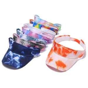 Visera Deportiva de Protección Multicolor para Mujer, Visera Deportiva Transpirable, Visera Personalizada con Estampado Tie Dye - Product Image 1