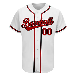 Nouveaux maillots de baseball personnalisés à manches courtes chemises d'entraînement vêtements de softball grande taille polyester imprimé par sublimation séchage rapide - Product Image 2
