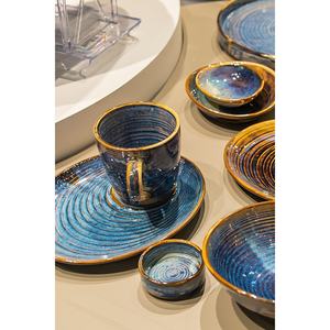 <b>Set</b> of <b>6</b> Dishwasher Safe Porcelain Sapphire <b>Mugs</b> 320 CC Sph01mug - Product Image 1