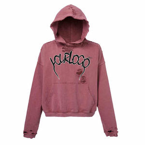 Sudadera con Capucha Extra Grande para Hombre de Alta Calidad, Negra y Gris, Estilo Urbano Hip Hop, Estampado Bordado, Cierre Frontal con Cremallera, Múltiples Costuras - Product Image 5