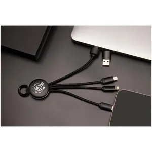 สายชาร์จ USB แบบยั่งยืน 5-in-1 C14 สำหรับอุปกรณ์ส่งเสริมการขาย - Product Image 3