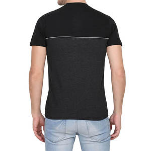 T-shirts en toile décontractés pour hommes, fabriqués par des professionnels, de haute qualité, 100% coton, à la mode, col rond, amples, respirants, manches courtes - Product Image 4