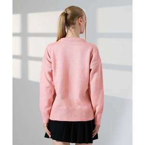 เสื้อสเวตเตอร์พร้อมเนคไท - สีแซลมอน - Product Image 4