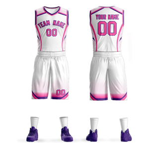 Camiseta de baloncesto juvenil personalizada para hombre, pantalones cortos, conjunto de ropa deportiva reversible de talla XS, nombre personalizado, transpirable, sublimación impresa - Product Image 4