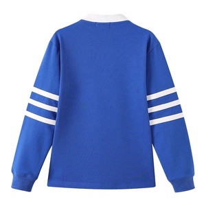 Cardigan rayé bleu et blanc Zeta Phi pour femme, broderie de lettres grecques, tricot boutonné, pull décontracté, logo et étiquette personnalisés de la sororité - Product Image 2