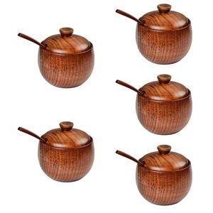 Pot à épices compact en bois pour la maison, les restaurants et les hôtels - Product Image 1