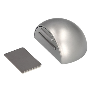 Fermaporta Adesivo con Magnete, Cromo Opaco - Product Image 1