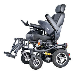 Best Quality New All-Terrain Foldable <b>Electric</b> Power <b>Wheelchair</b> Large Wheels for Outdoor Use Long Battery Life 150kg Load - Product Image 1