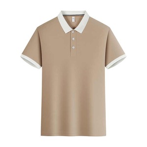 Camiseta de manga corta con cuello de Polo para hombre, suéter de punto con botones, Jersey regular de verano, ropa informal, camiseta Polo - Product Image 4