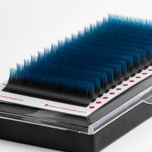 Extensiones de pestañas individuales Ombre súper densas personalizar embalaje bandejas de pestañas de color precio directo de fábrica suministros de pestañas ODM OEM - Product Image 1