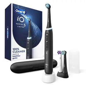Oral-B iOシリーズ5限定電動歯ブラシ、3ブラシヘッド、充電式