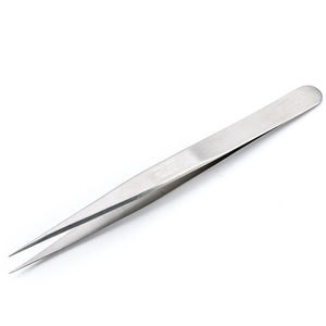 Herramientas de reparación de reloj de ordenador de acero inoxidable de extensión larga de Nariz recta eléctrica pinzas puntiagudas - Product Image 1