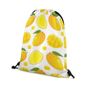 Sac de sport personnalisé en polyester avec cordon de serrage, fabriqué en usine, lavable, sac à cordon de serrage promotionnel personnalisé - Product Image 5