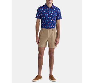 Shorts de golf pour hommes conçus avec un tissu extensible respirant assurant confort, soutien et mobilité flexible en extérieur - Product Image 5