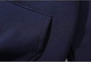 Sudadera con Capucha para Hombre, Otoño, Tejida, 100% Algodón, Alta Calidad, Transpirable, Logotipo Frontal Personalizable, Ecológica, 380g - Product Image 2