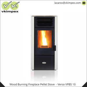 0.8/1.96 kg/h consommation de carburant 210 m3 capacité de chauffage de la pièce cheminée à bois poêle à granulés avec gaine d'air - Product Image 3