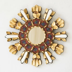 Trend Selling Iron <b>Mirror</b> Art <b>Irregular</b> Circular Living Room Metal Frame Wall <b>Mirror</b> Decor Christmas Vintage Luxury Space Casual - Product Image 4