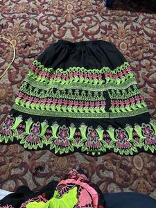 Falda de algodón con bordado floral para mujer, ropa informal estampada para fiesta de verano para la calle de la playa, Falda bordada al por mayor - Product Image 2