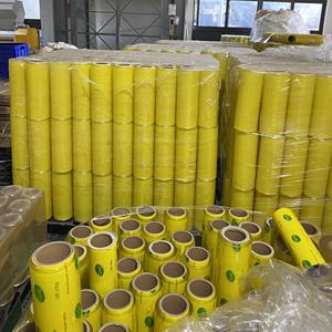 Xmas discount Hot selling 2025 Factory Food Grade <b>Plastic</b> Stretch <b>Wrap</b> Pvc Cling Film Food <b>Wrap</b> Jumbo Roll 1500M 200M 3000M - Product Image 2