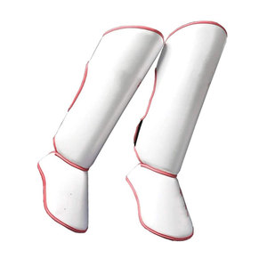 Professional Wears Leather Shin Pads For Martial Arts Training Durable Shock Absorption <b>Foam</b> <b>Padding</b> - Product Image 2